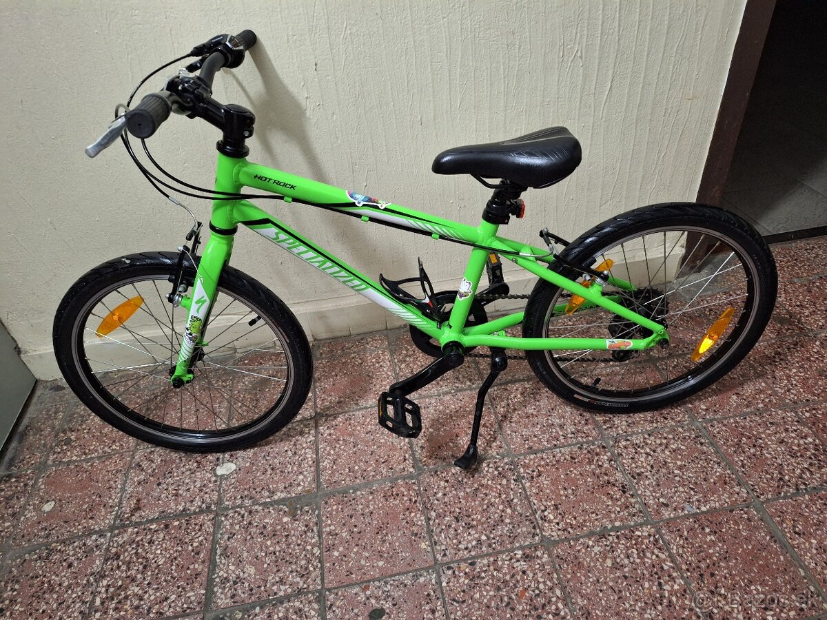 Predám detský bicykel 20kola Specialized zeleny - 2