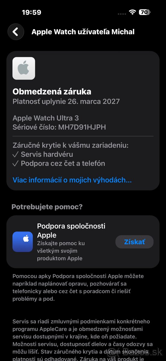 Apple Watch Ultra 3 Black Titan Alpine Black Loop M - 2