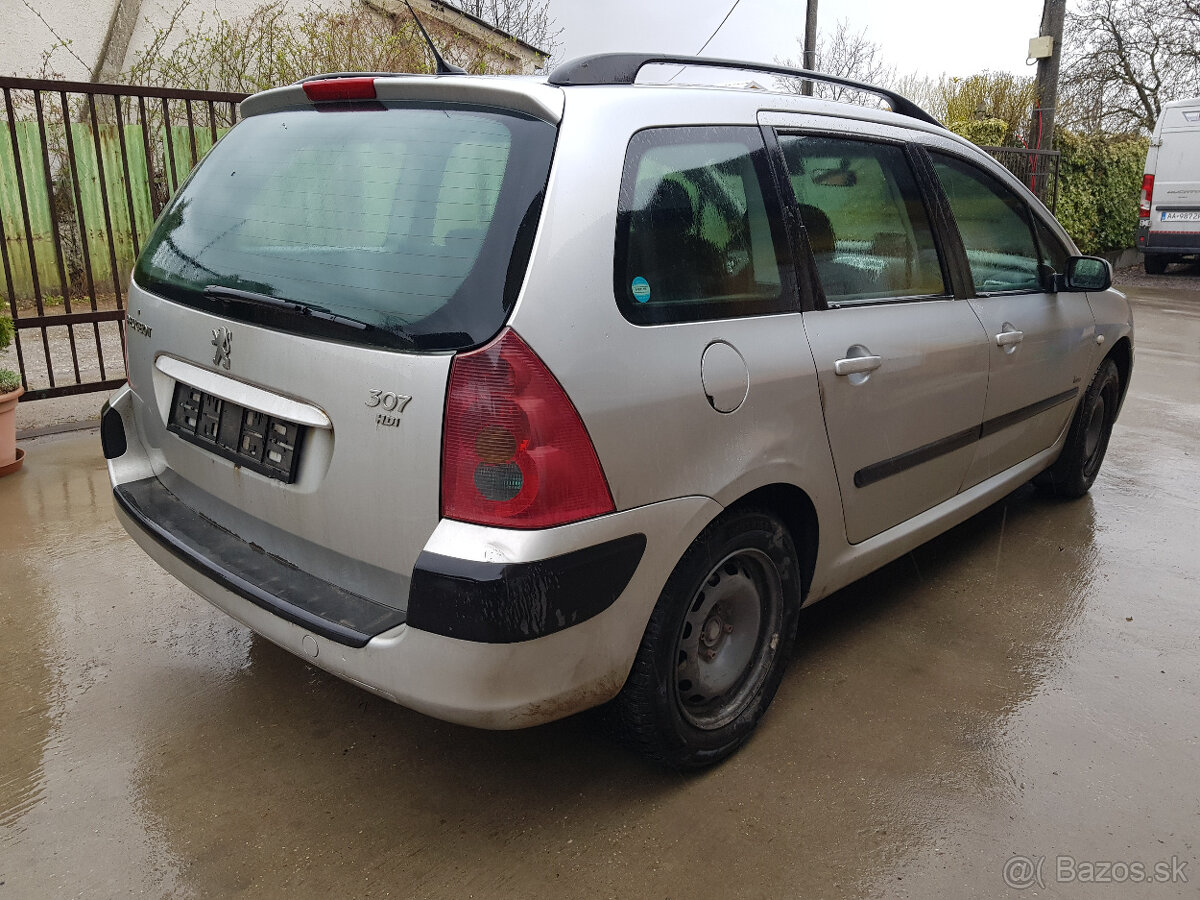 PEUGEOT 307 2,0D 66KW RV.2004 - 2