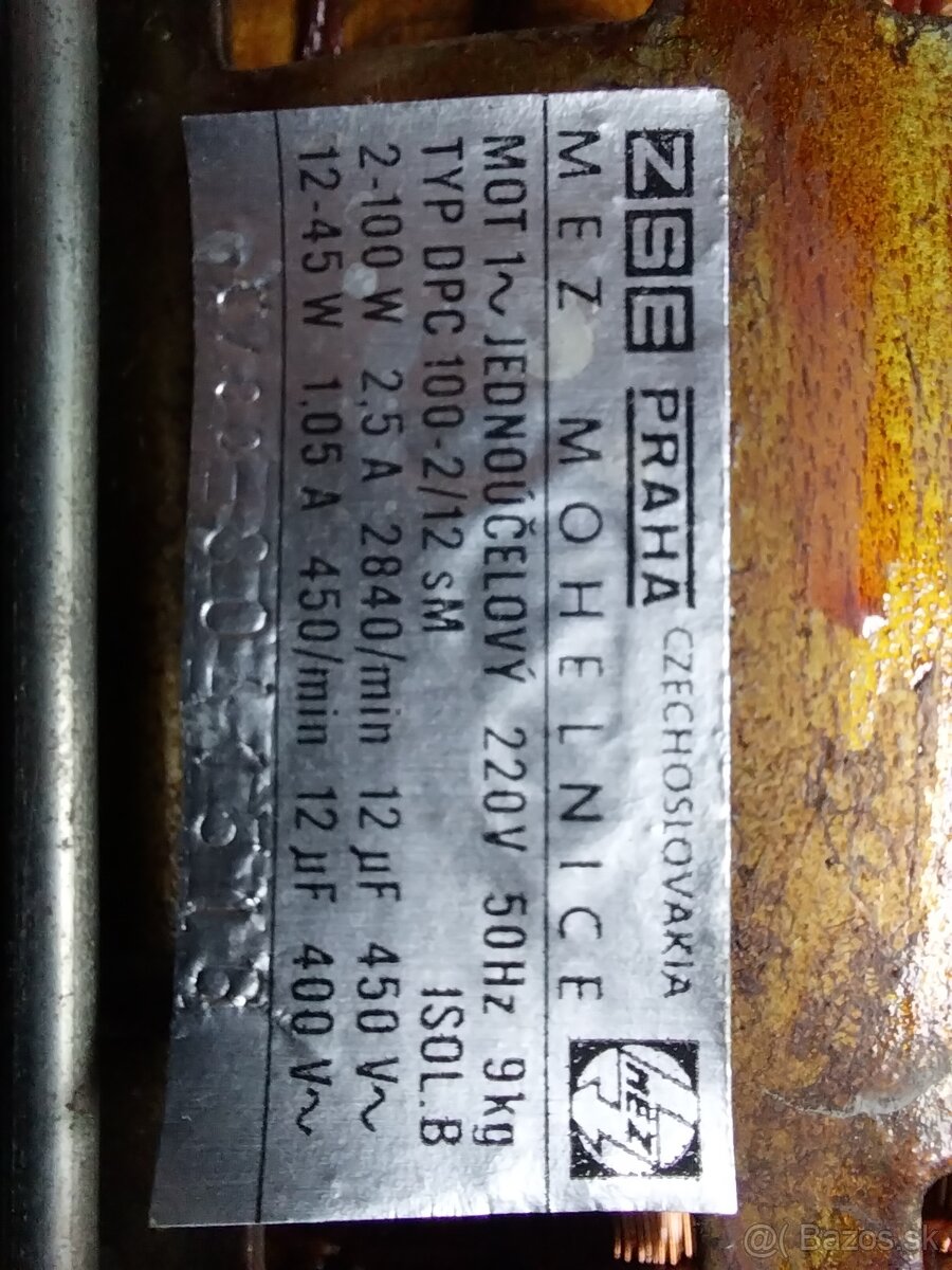 Elektromotor MEZ Mohelnice 220V - 2