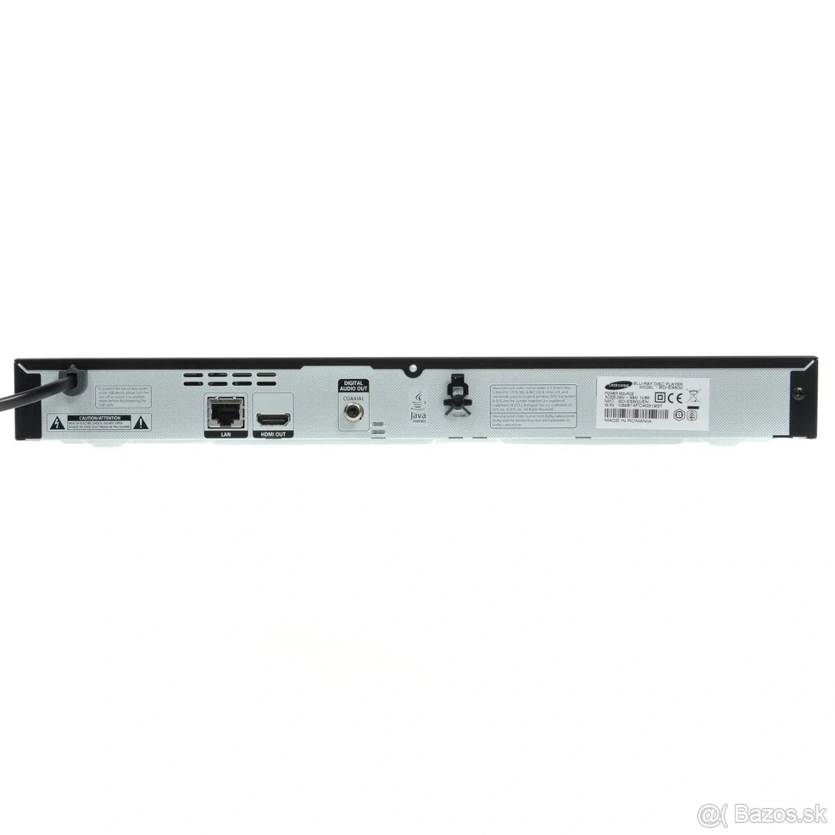 3D Blu-ray prehrávač Samsung BD-E5500. - 2