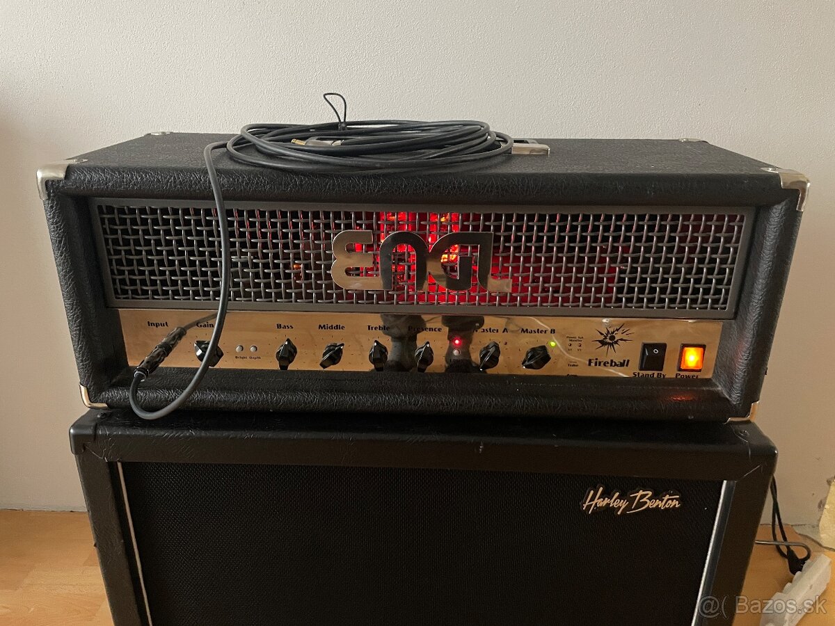 ENGL Fireball 60 + HB 2x12 Celestion aj výmena - 2