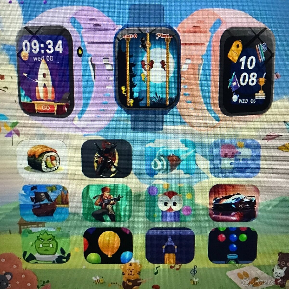 DETSKÉ SMART HODINKY - čierne - 2