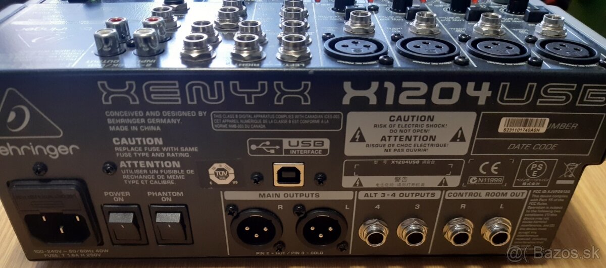 Mixpult Behringer XENYX X 1204 USB - 2