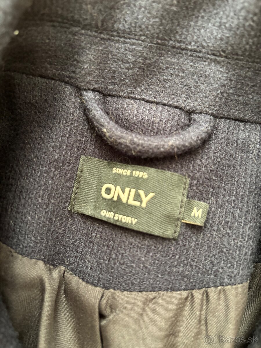 Tmavo modrý kabát Only - 2