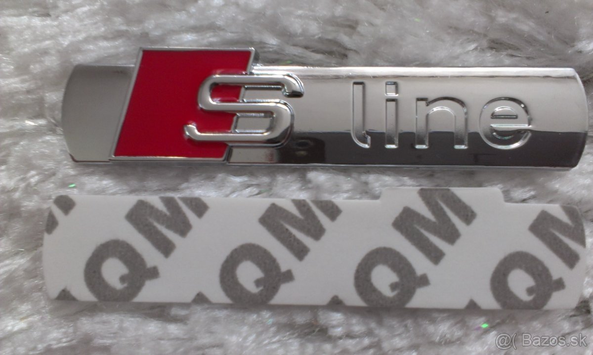 MIX AUDI SLINE PREDNE ZADNE CIERNE STRIEBORNE - 2