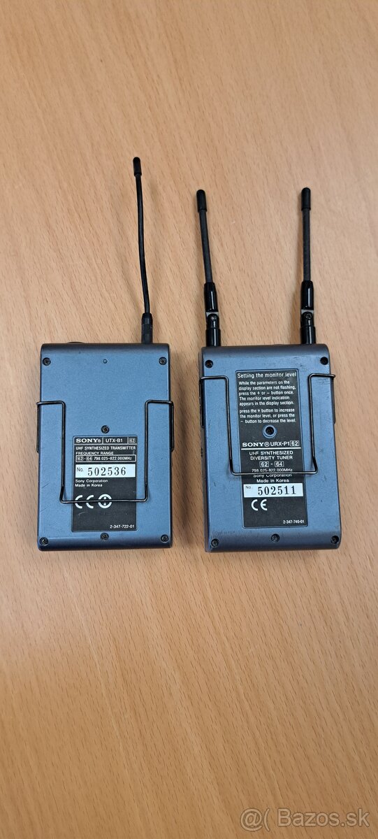 bezdrôtový mikrofónový set SONY - 2