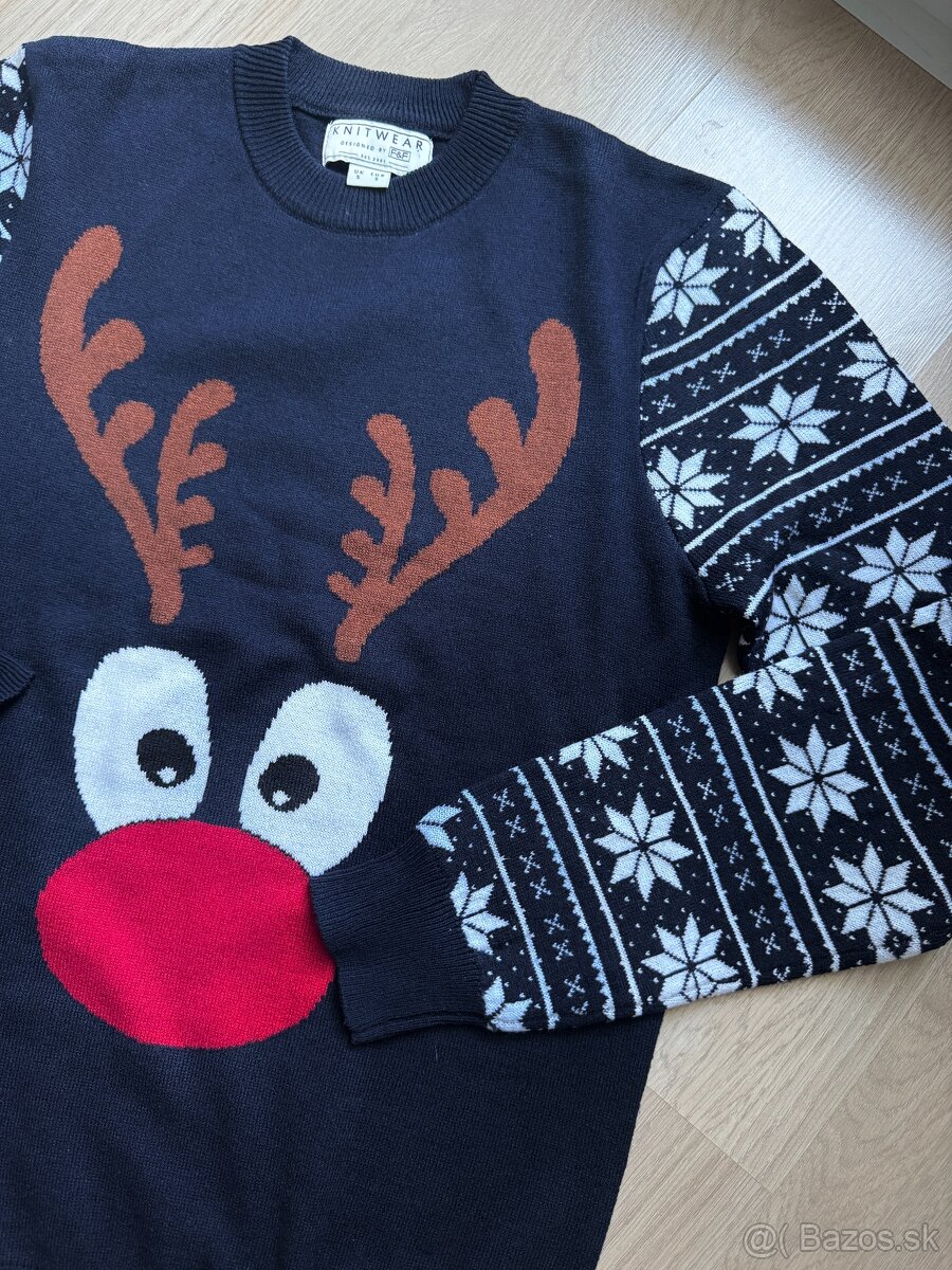 Vianočný sveter so sobom - 2