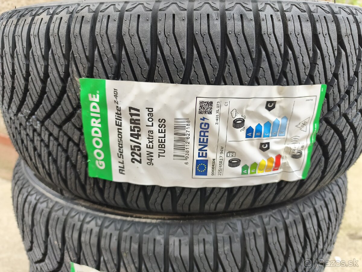 225/45 R 17 nové celoročné pneumatiky - 2