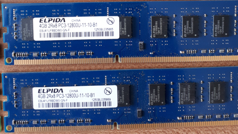 Predam rozne pamate DDR3 4GB - 2