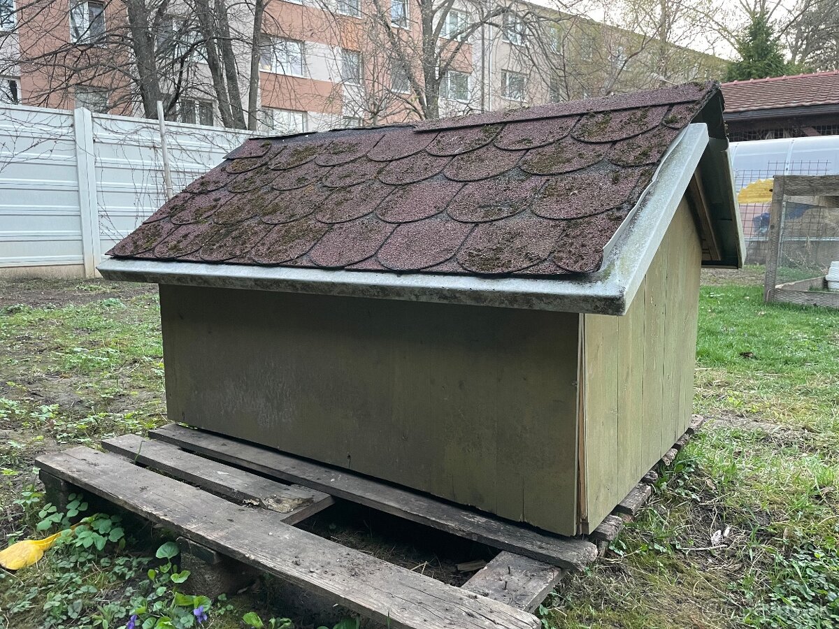 Búda pre psa drevená zateplená - 2