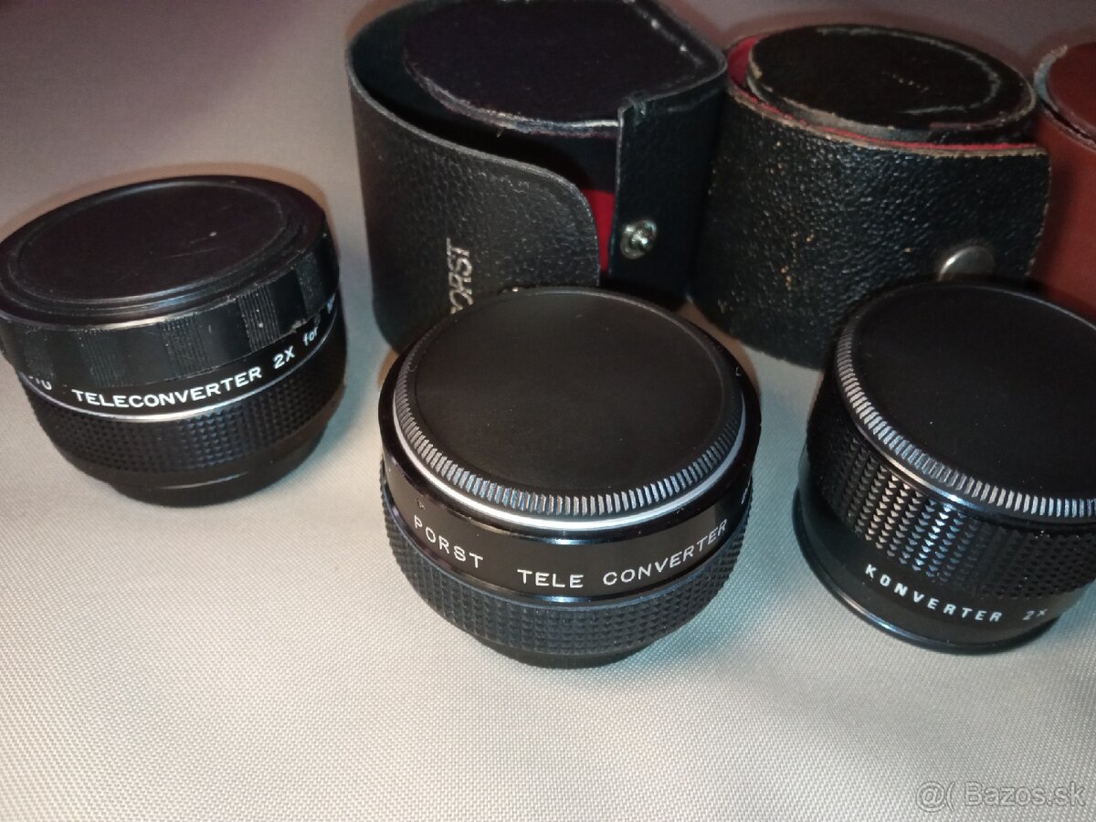 5 kusov - M42 2x teleconverter - 2