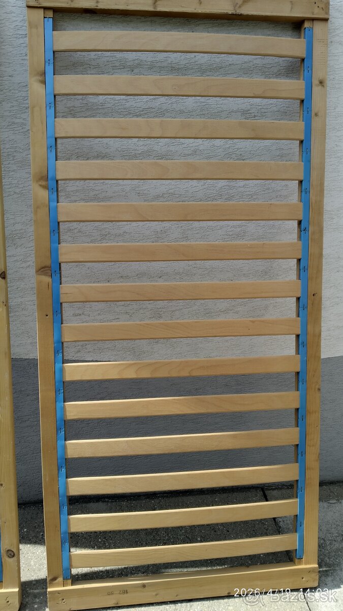 2x drevený rošt 200 x 90 - 2