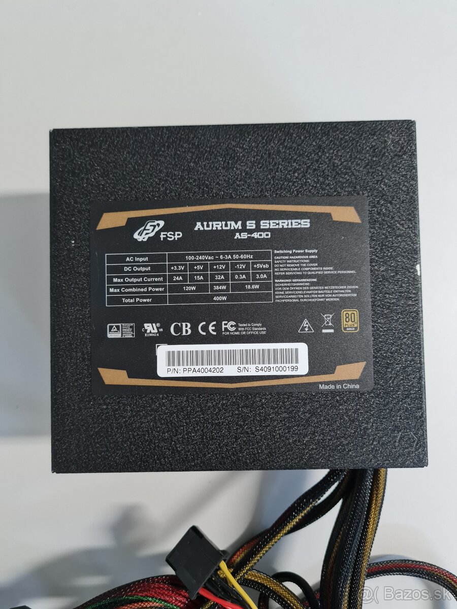 FSP Aurum S AS-400, 400W, 80+ Gold - 2