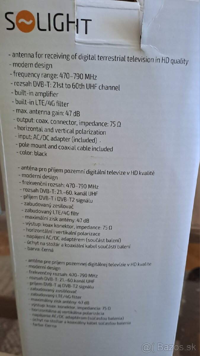 Digital tv antena solight - 2