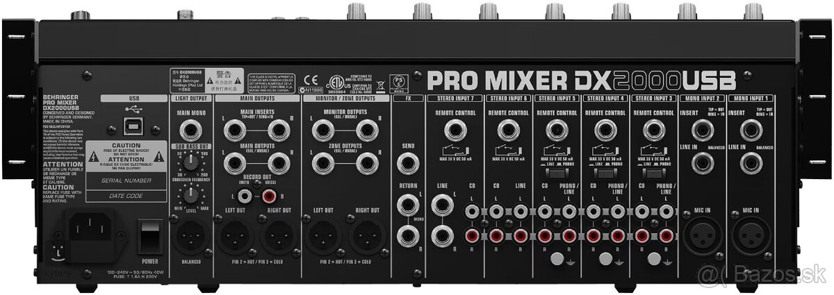 DJ mix Behringer DX 2000 USB + Flyht Pro Case - 2