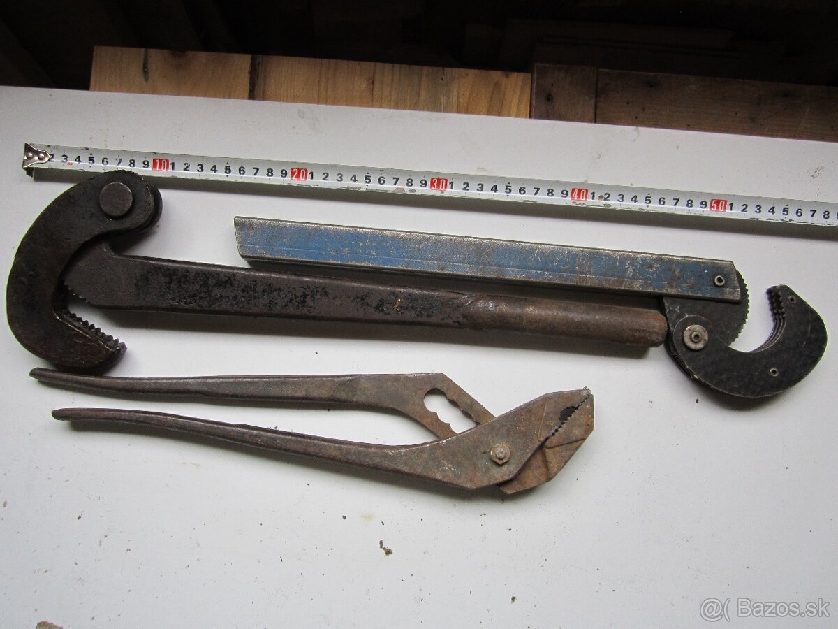 kľúče hasáky a nožnice na plech - 2