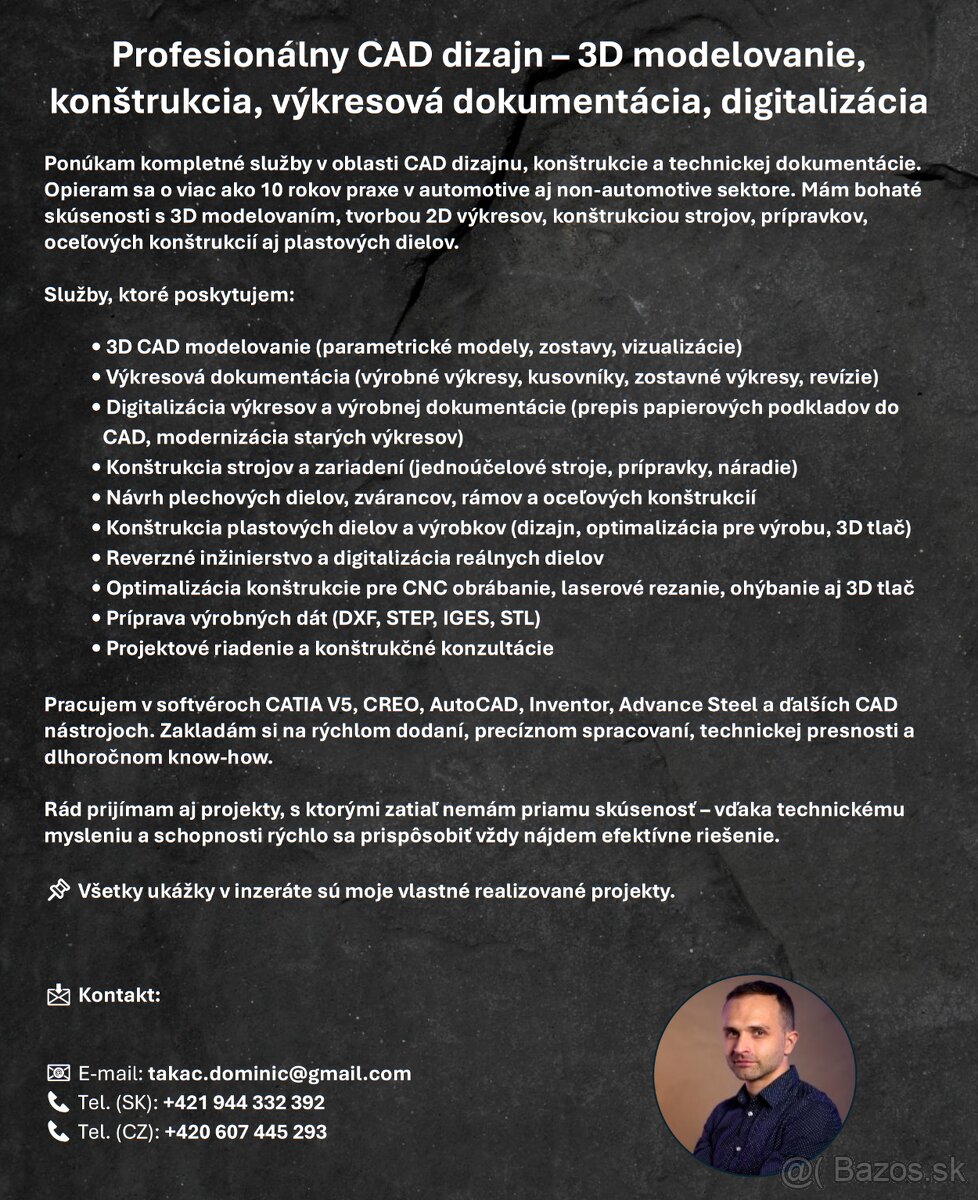 Profesionálny CAD dizajn – 3D modelovanie, konštrukcia, výkr - 2