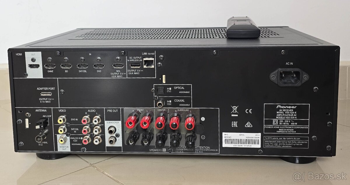 Pioneer VSX-529 / AirPlay / internetové radio - 2