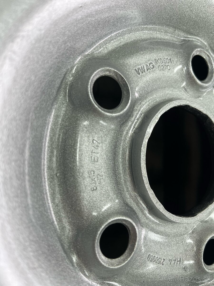 VW ŠKODA SEAT AUDI plechové disky 15" - 2