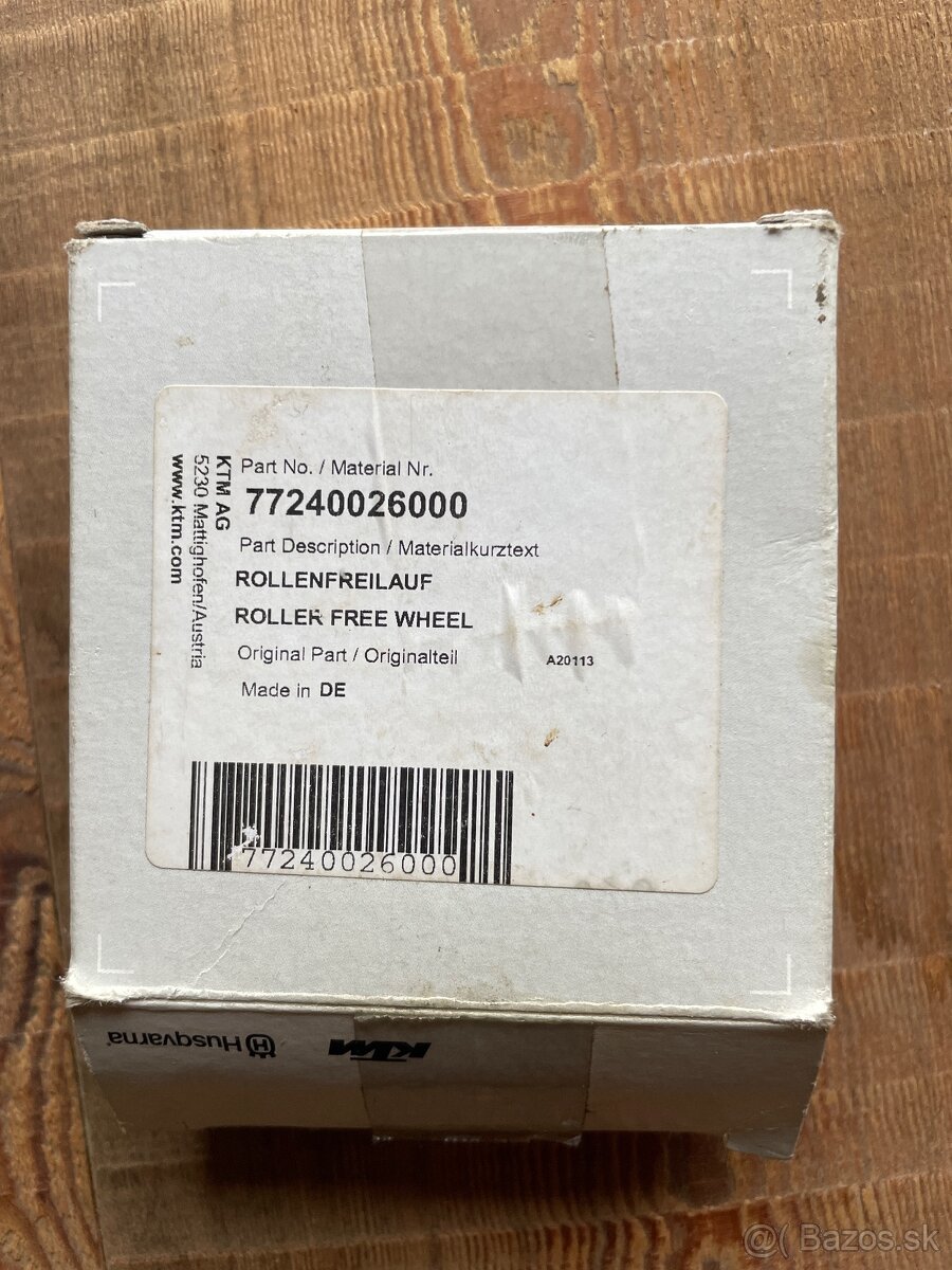 Voľnobežka štartéra KTM - 2