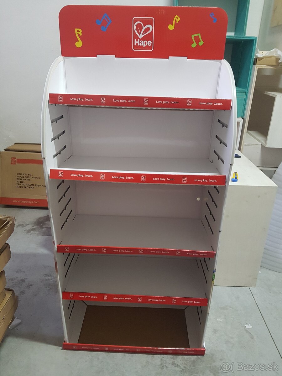 Kartónový stojan (regál) HAPE PC 140 EUR - 2