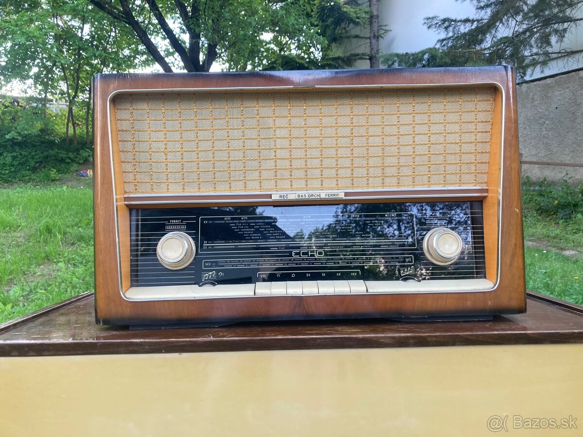 Súprava Supraphon SL21 a Tesla 532A Echo + platne - 2