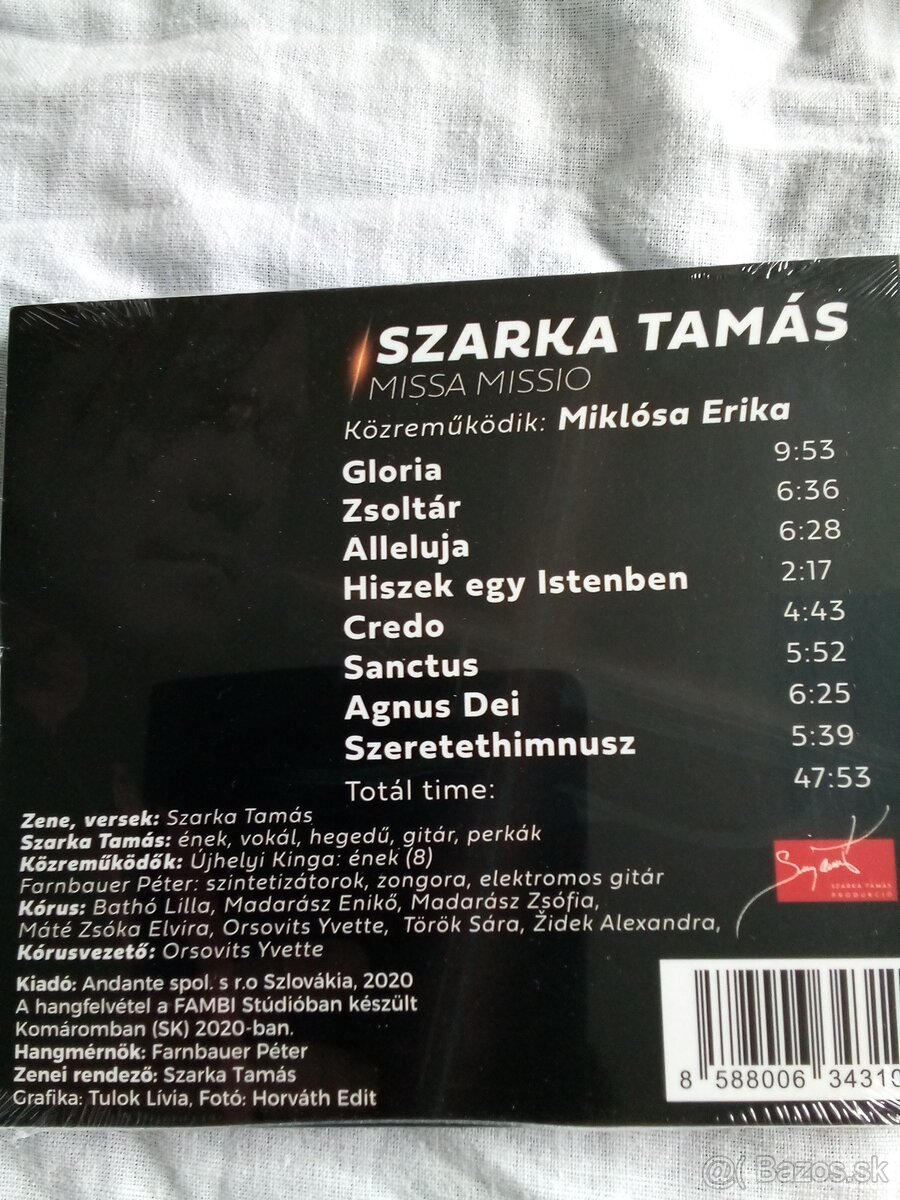 Szarka Tamás Missa Missio CD - 2