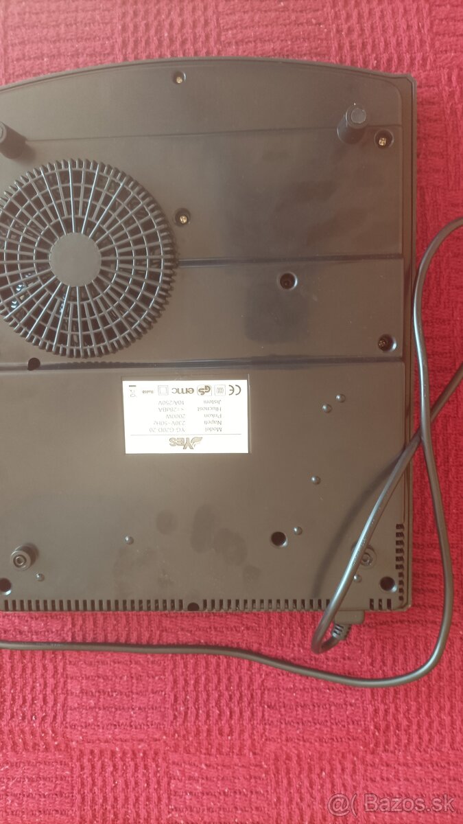 Elektrická jednoplatnička indukčná - 2