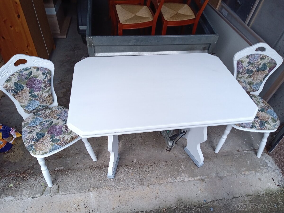 Provensálsky stôl + 2 stoličky - 2