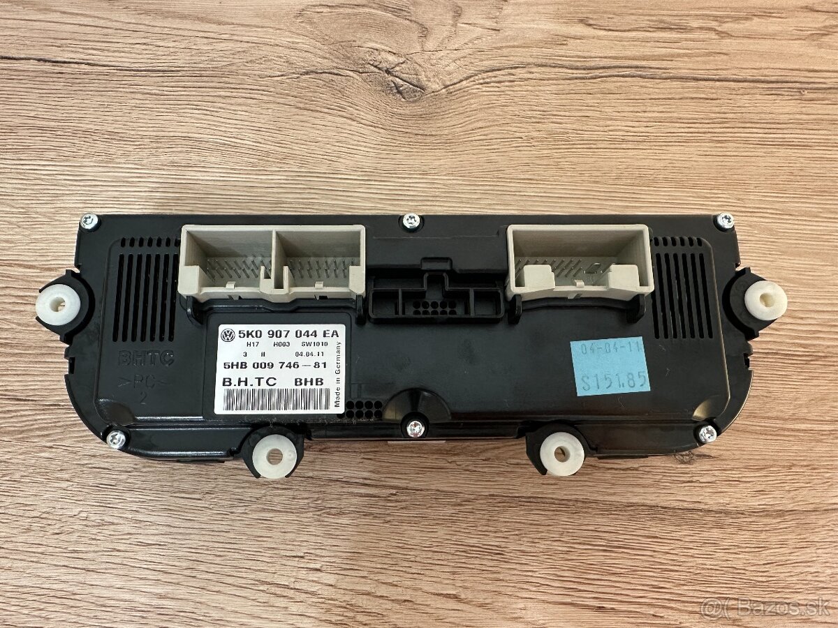 panel klimatizácie Golf 6 - 2