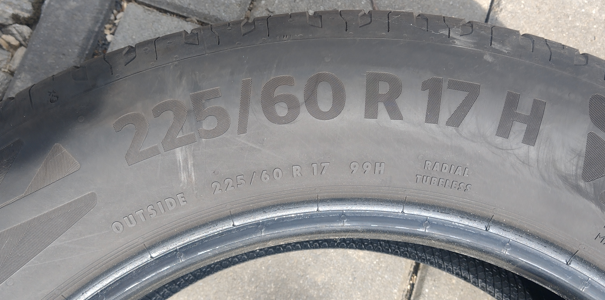 Pneumatika letná 225/60/R17 H - 2
