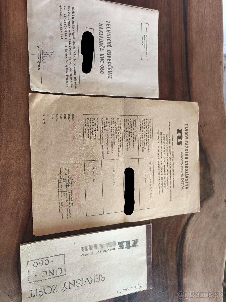 Unc 060 s technickým osvědčením - 2