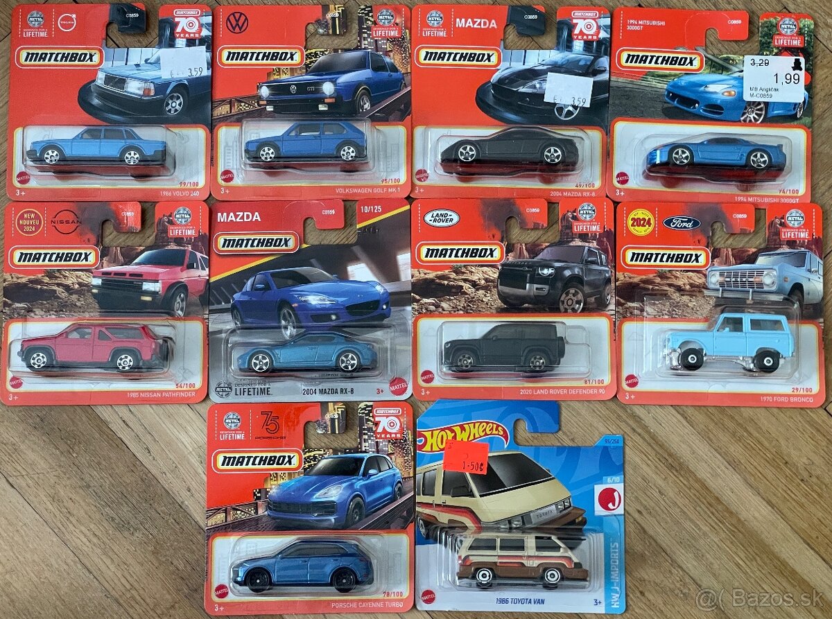 hotwheels matchbox model 1:64 - 2