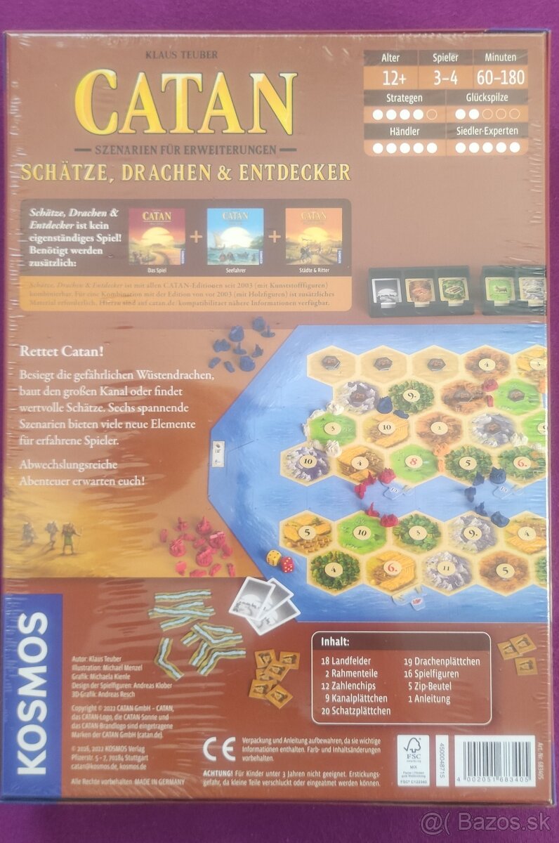 Catan Poklady, Draci a Objevitele - 2