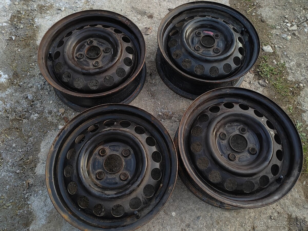 Plechové disky 4x100 R14 54mm - 2