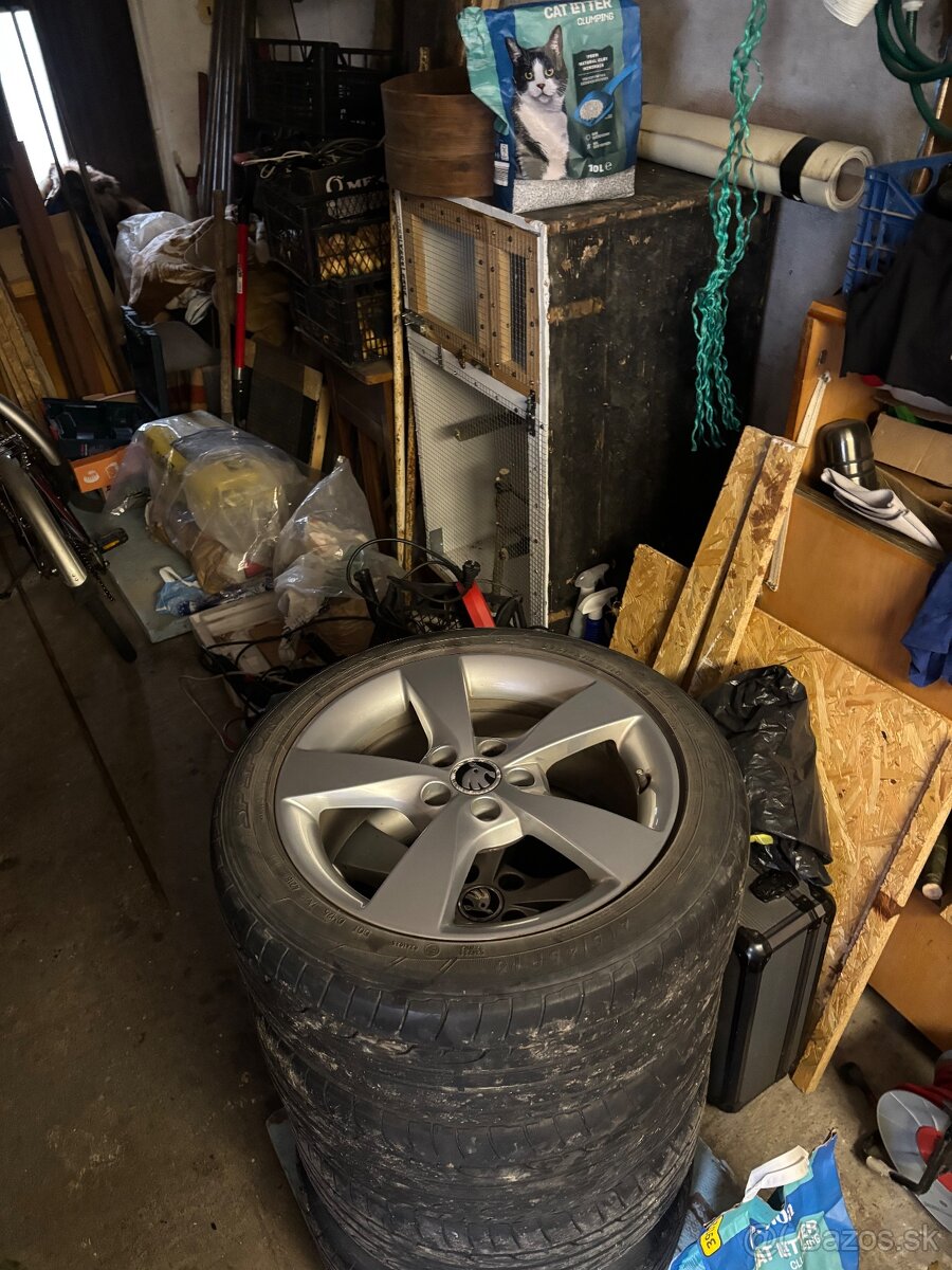 Predám: Originálne ALU disky Škoda R16 5x112 – Dobrý stav - 2