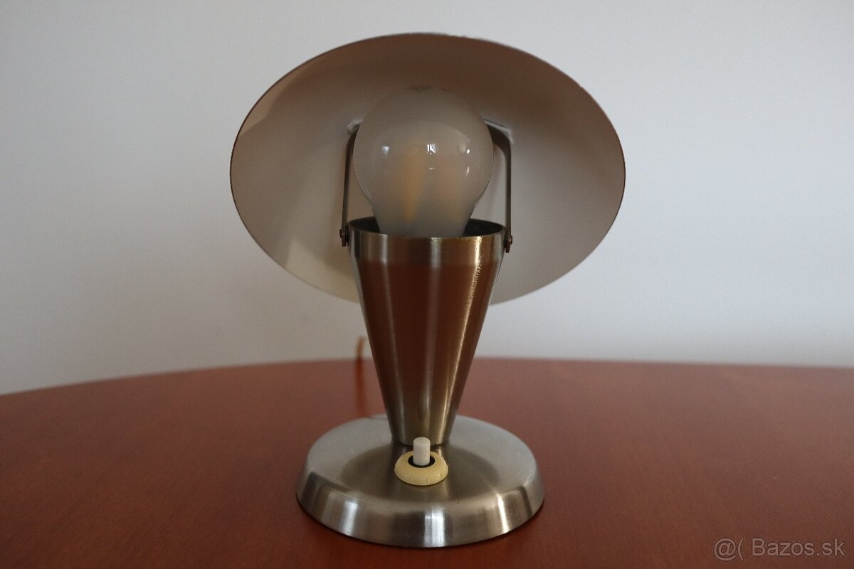 Starožitná nočná lampa hríbik. - 2