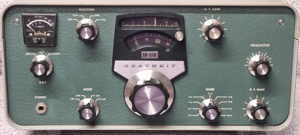 PRÍJÍMAČ HEATHKIT SB-310 + SB-600 》VYROBENÉ V USA - 2
