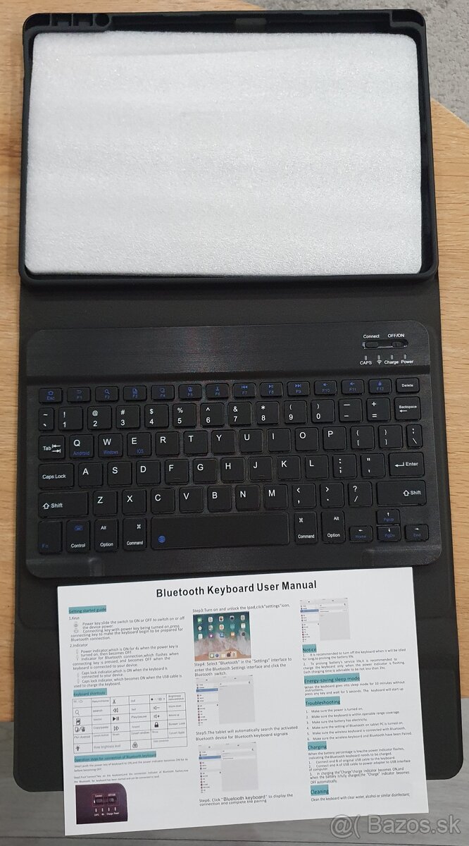 Kryt s Bluetooth klávesnicou pre tablet Xiaomi Redmi Pad 2 - 2