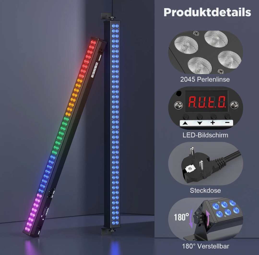 Led BAR 80 Led RGBW - 2