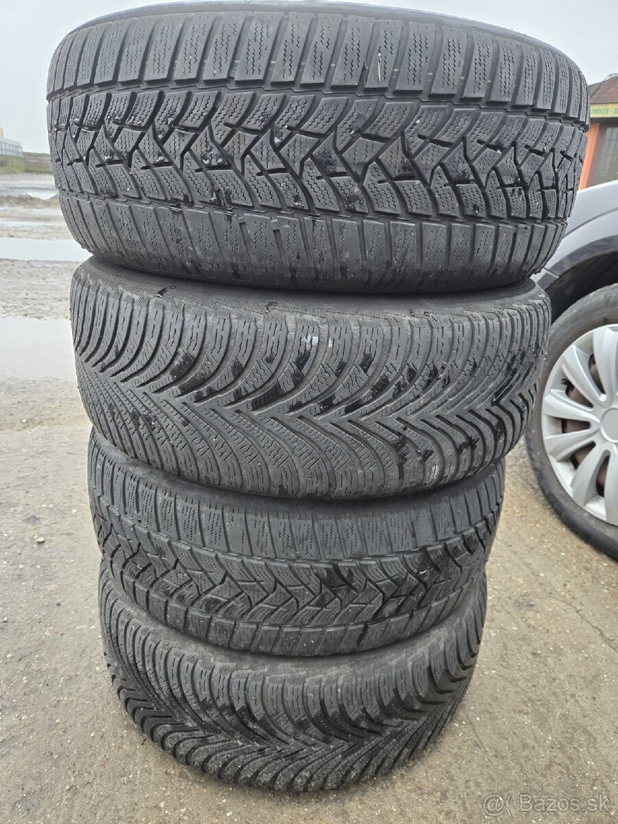 Hliníkové disky 5x120 + zimné pneu 205/55r16 - 2