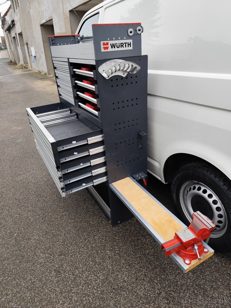 Regále do auta Würth sada C + zverák - 2