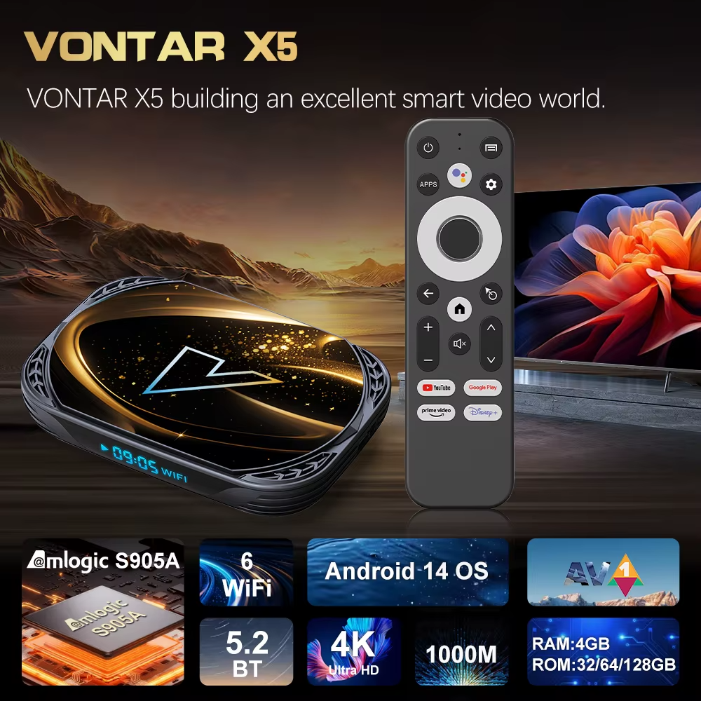android TV BOX Vontar X5 - S905X5M - nový - 2