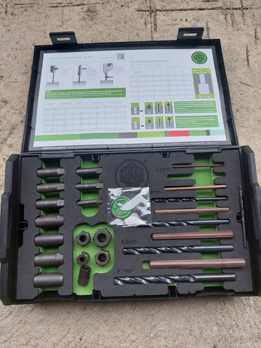 Sada na vyberanie skrutiek Kukko - 2