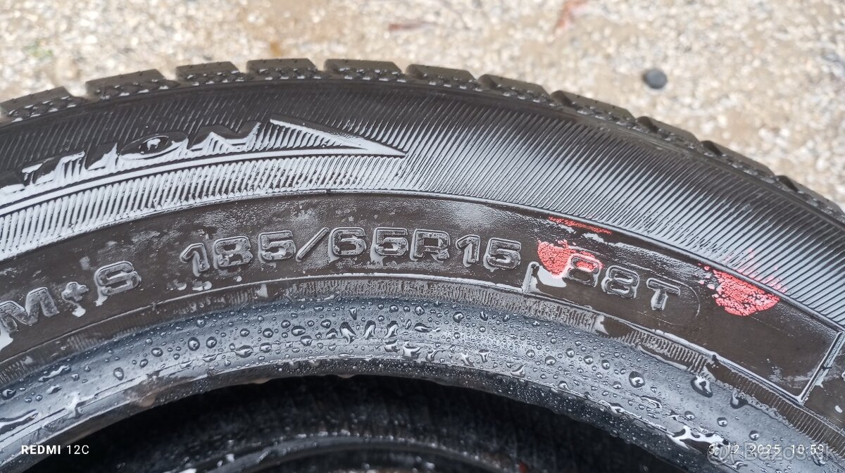 zimne pneu 185/65 r15 - 2