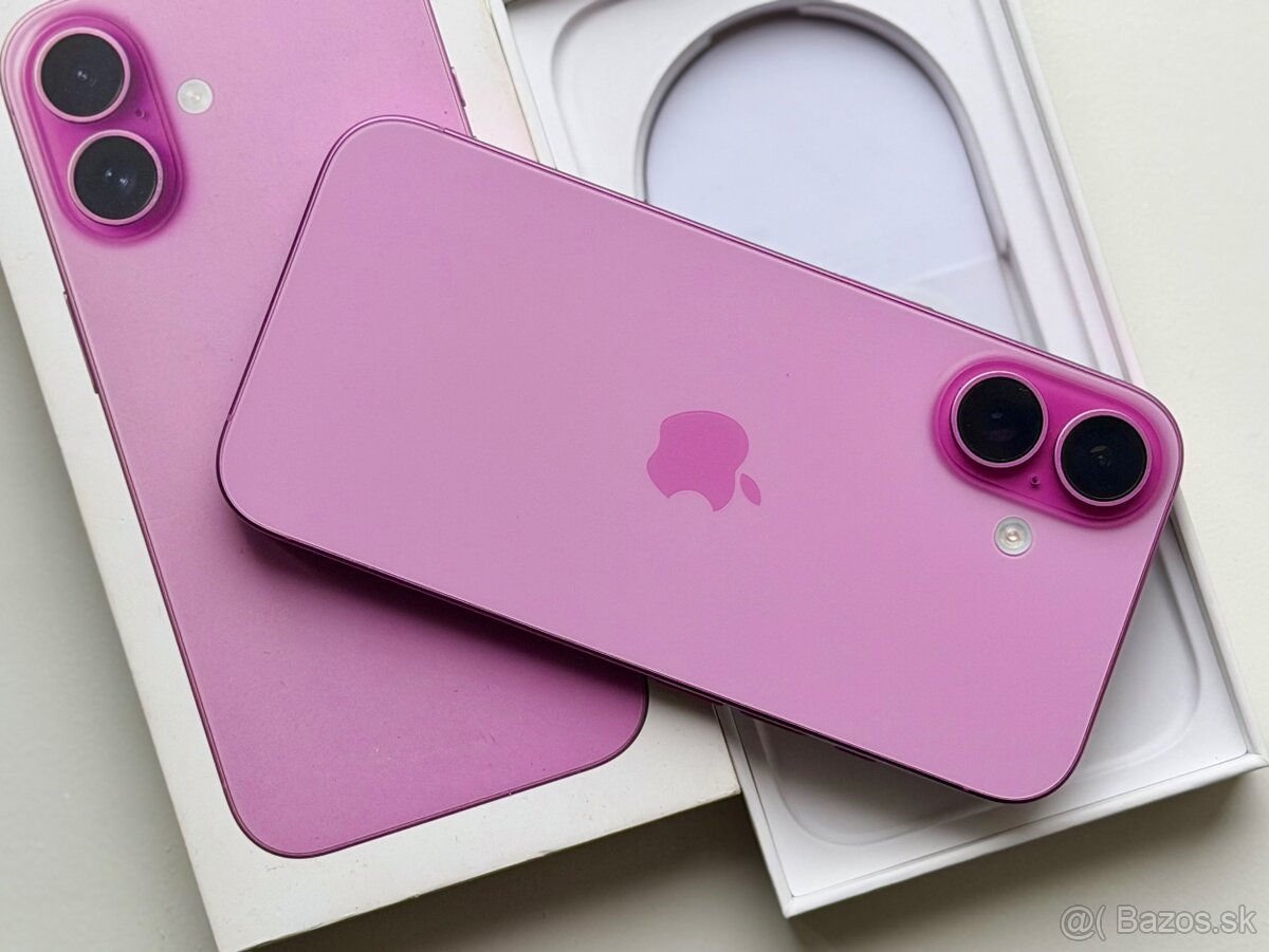 iPhone 16 Pink BATERIE 100% TOP - 2
