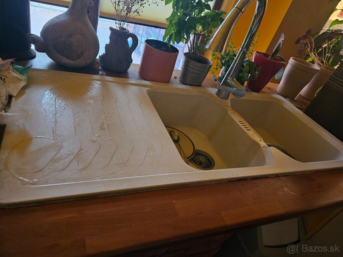 barovy pult a pracovna doska z masívu a dvojdres, - 2