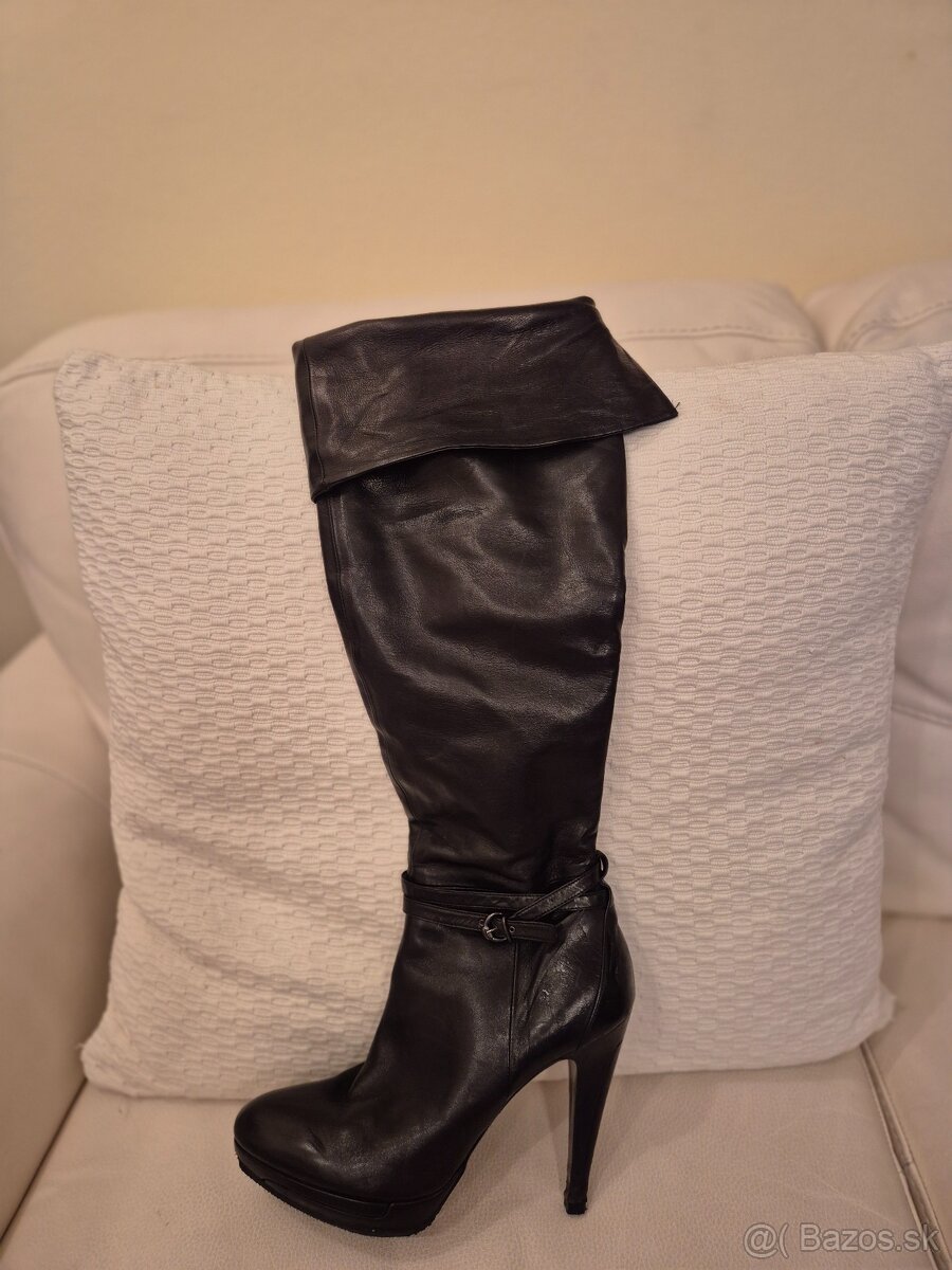 Vysoké čižmy z jemnej kože - 2