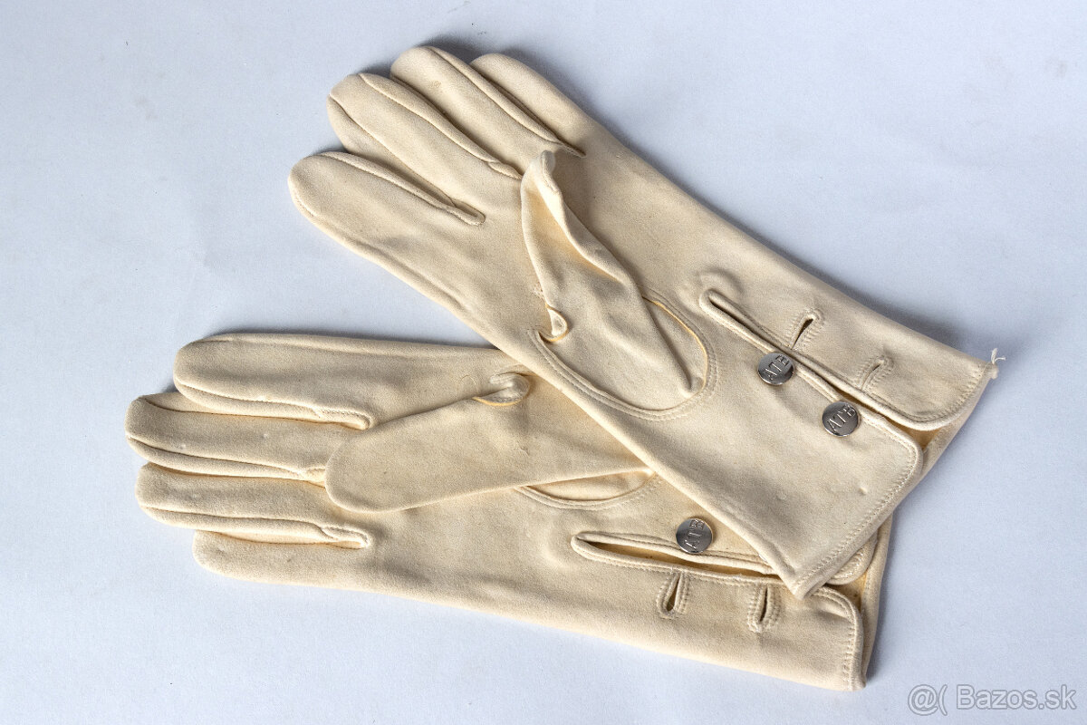 Pánske kožené starožitné rukavice - 2
